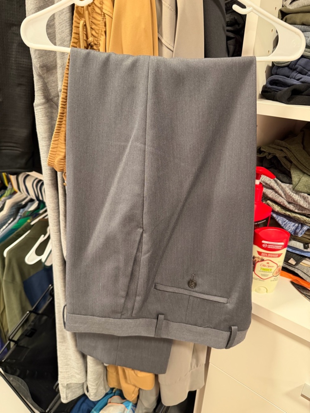 Apt. 9 Slim Fit Charcoal suit Pants 34 x 34